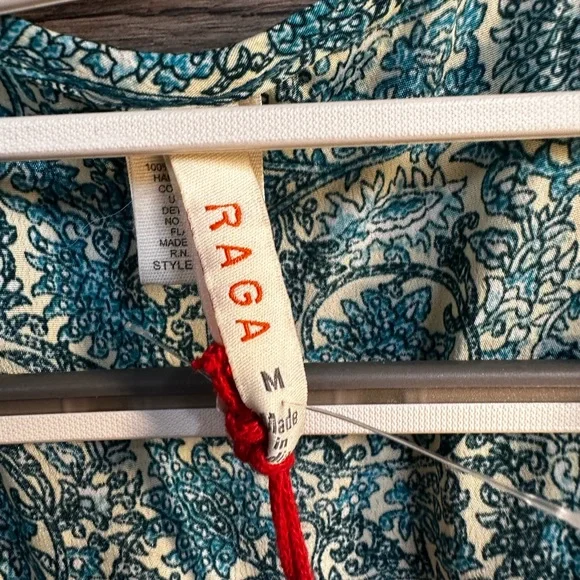 RAGA by Anthropology Blue White Sleeveless Romper - Picture 5 of 8